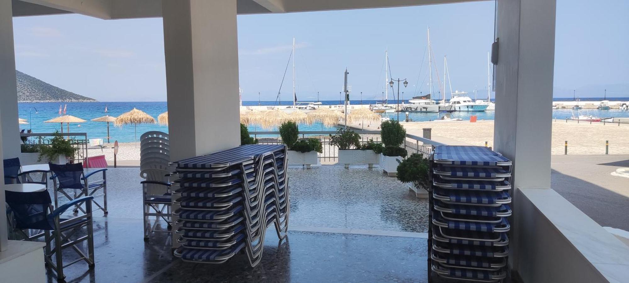 Hotel Blue Sea Tiros Bagian luar foto